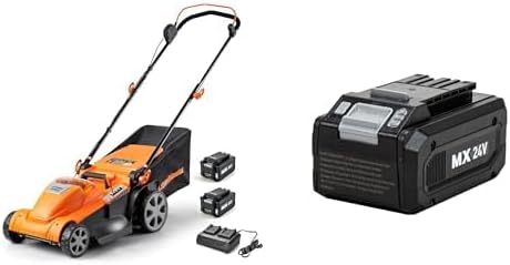 LawnMaster CLMF4817E 48V MAX* Brushless Mower with 2X24V MAX* 4.0Ah Battery and a Dual Charger24V MAX* 4.0Ah Battery
