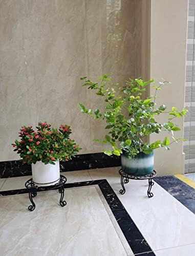 TREEZITEK One 18.9IN tall plant stand,two set of 6 inches plant stands