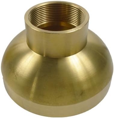 INTBUYING Water Fountain Nozzle 2.6’’ DN50 3 Layers 17 Sprinklers Adjustable Multi-Tube Brass Spray Head Crystal Ball for Garden Outdoor Pond Decorations