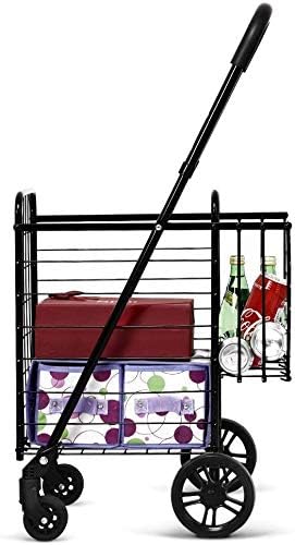ReunionG Outdoor Utility Cart Wagon, Black, 12" x 12" x 12"