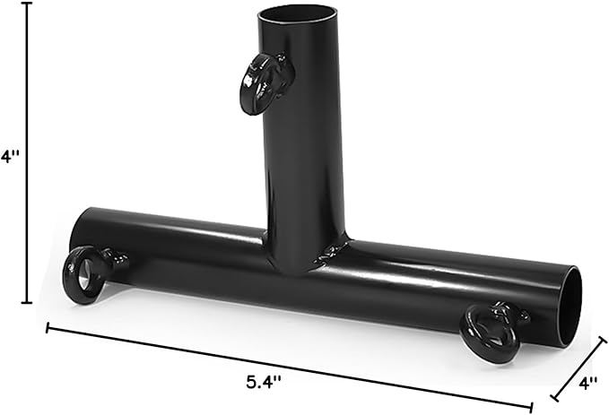 Aoneky 1'' Corner Canopy Fitting Couplers Kit - Fits 3/4" EMT - Frame Carport Connectors (6pcs 3 Way T Shaped Fittings)