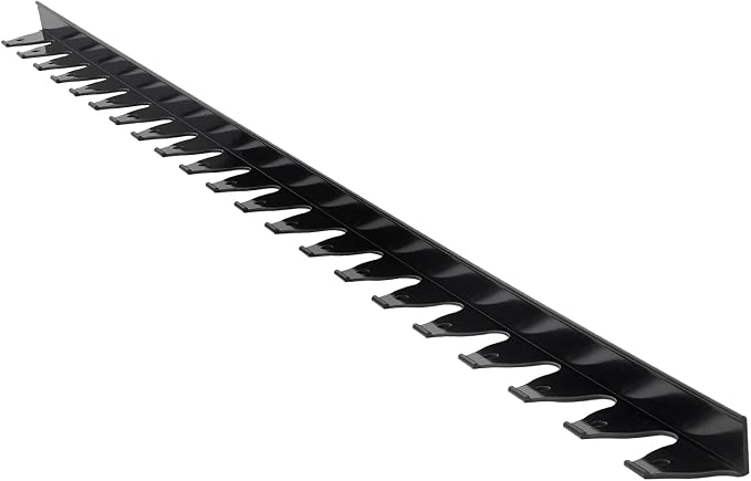 VEVOR Landscape Edging Border, 10Pcs 6 ft x 1.6 in Plastic Garden Edging with 60 Spikes, Sun-Resistant Flowerbed Borders, DIY Layout, No Dig Garden Edger Border Divider for Lawn Edgings for Yard