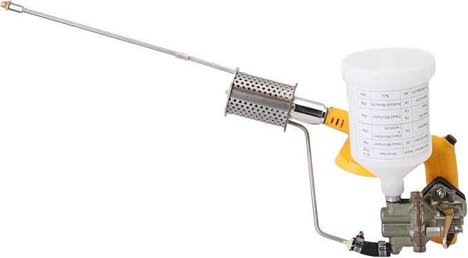 Omabeta Bee Fogger Efficient Beehive Heating Sprayer for Beekeeping Tool for Hives and Productivity ABS Stainless Steel