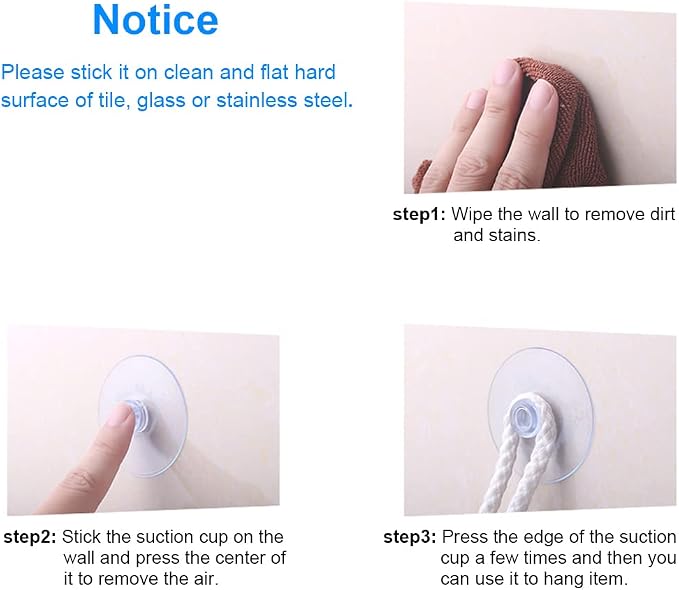 22 Pieces 0.8 inch Mini Clear Suction Cups for Glass, Without Hooks Without Holes, Plastic Sucker Pads for Festival Decoration Home Organization Window Car