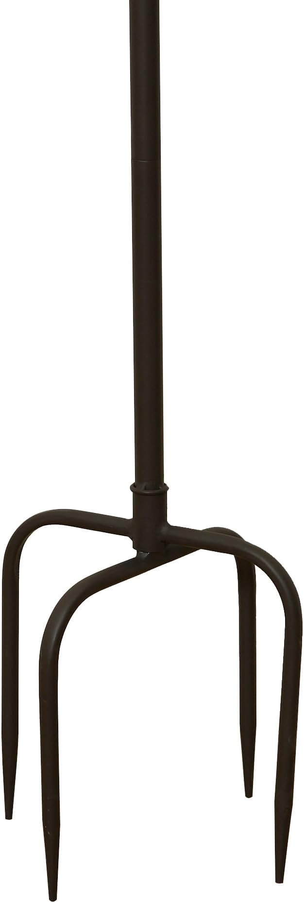 71" Tall Iron Fairy Tale Birdhouse with Bathing Platform, 1.2" Squirrel Guard Entry & Ground Spikes, Whimsical Garden Centerpiece Decoration