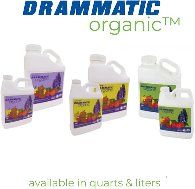 Dramm Drammatic® Organic™ Original Fertilizer 2-4-1, Hydrolyzed Liquid Fish Fertilizer, for Vegetables, Flowers, and Fruits, 1 Gallon, OMRI Listed, Vegetable, Flowers, Fruit, 1 Gallon