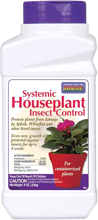 Bonide Products Houseplant Systemic Insect Control Granules, 8oz