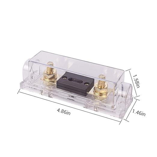Renogy 30A Set w Holder ANL Fuse, 30A ANL Fuse Set w/Fuse