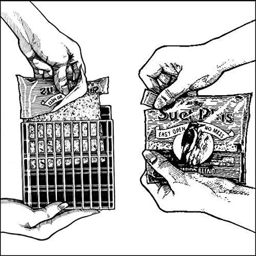Wildlife Sciences Window Suet Feeder Cage Suet Cake Combo for Wild Birds | includes 1 Window Feeder and 11 ounce Peanut Suet Cake