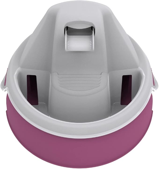 Aqua Flow Premium Pet Water Fountain - Automatic Dispenser Drinking Bowl for Cats and Dogs - Anti-Hair Drainage System - Replaceable Filters - Ideal for Multiple Pets - 52 up to 120 fl oz