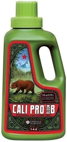Emerald Harvest EMHCPBBQ Cali Pro Bloom B Quart/0.95 Liter (12/Cs) fertilizers, 0.95 L, Natural