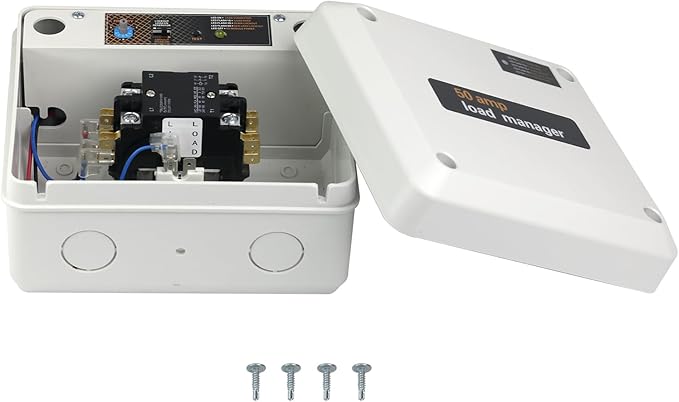 50 Amp Load Manager Compatible with Generac 7000, Smart Management Module with 8-Zone Control, Lock-Feature, Real-Time LED Monitoring and Wire-Free Technology