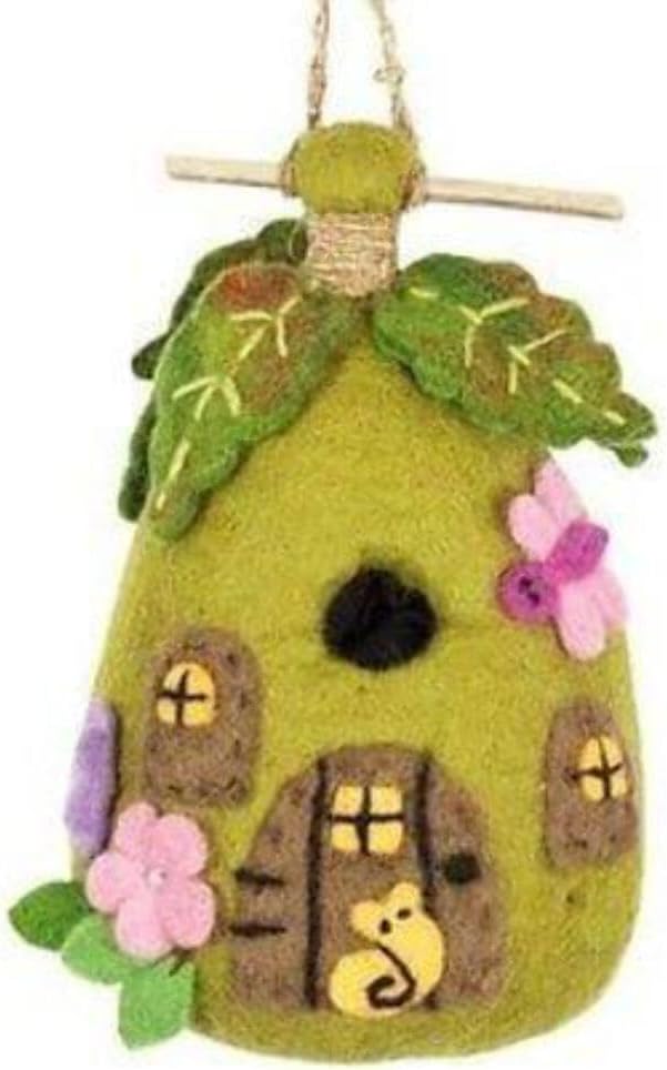 DZI484019 Fairy House Felt Birdhouse