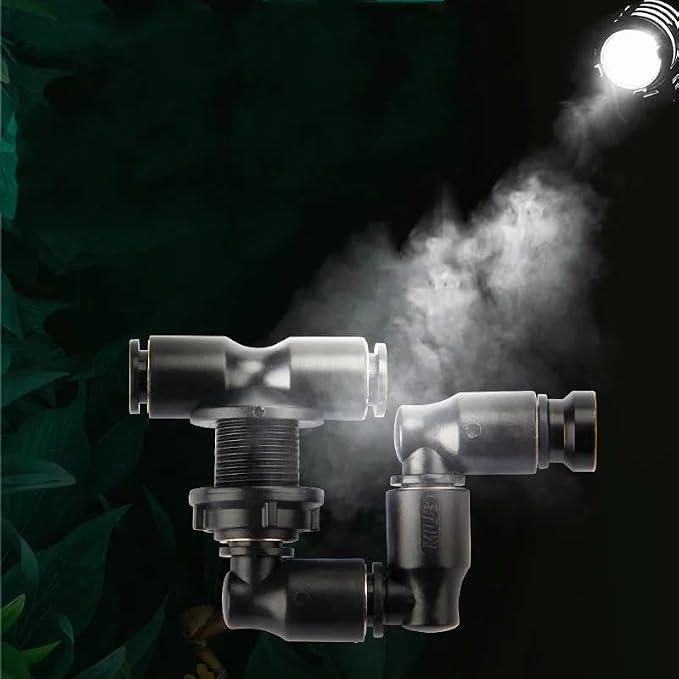 D Series Reptiles Fogger Humidifier Rainforest Silent Pump Fog Machine Rainforest Garden Spray for Reptile Terrarium(D800)