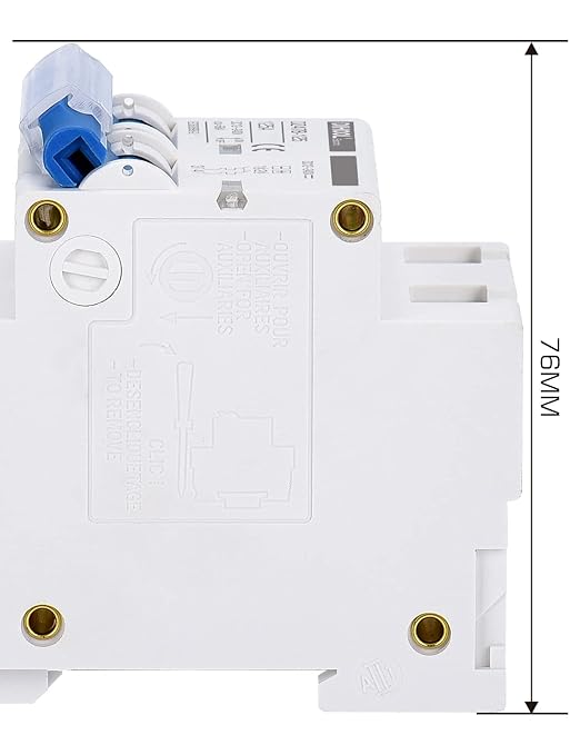 DIHOOL DC Circuit Breaker,125A 2 Pole,12V to 240 Volt Solar Disconnect Switch,DIN Rail Mount