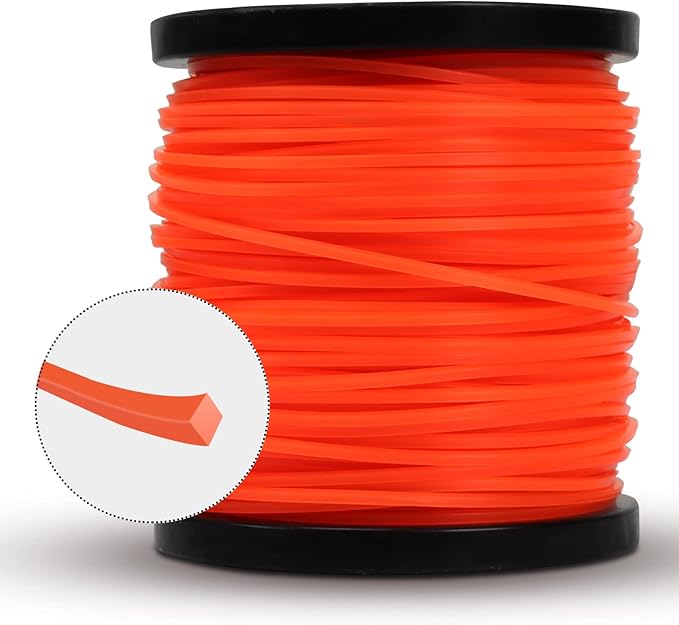 VIABRICO 105 Trimmer Line Square Weed Wacker String .105-Inch-by-330-ft, Weed Eater String, Premium Nylon Universal 2.2LB