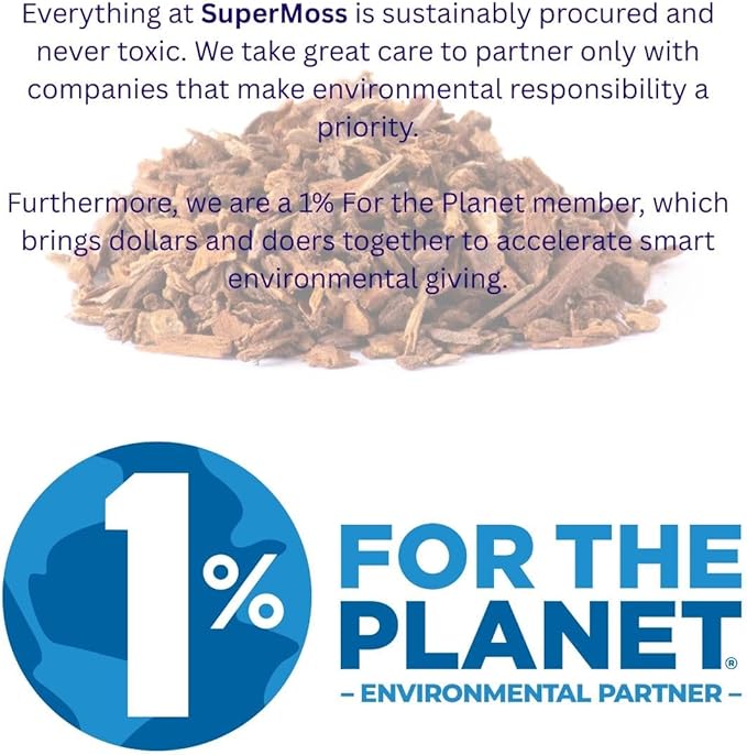SuperMoss (23107) Orchid Potting Bark, 100% Natural White Fir Bark, 1/4", 1,560 Cu. in.