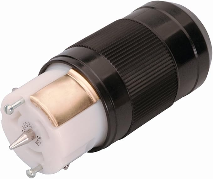 Reliance Controls LL550C 50 Amp Generator Connector (Female), Black