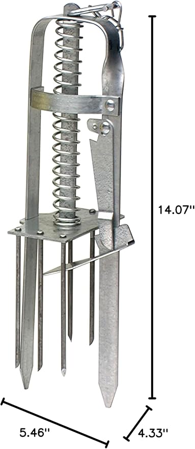 Victor Plunger Style Mole Trap - Kill Moles in Your Yard - Humanely Kill Moles - 0645 - Weather Resistant Trap - Ready to Use
