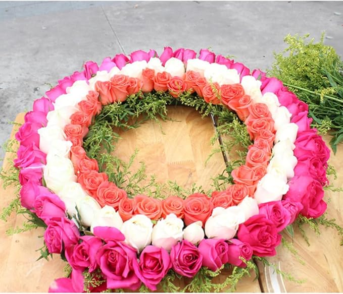 DIYEAH Foam Mud Block Ring - Artificial Floral Arrangement Mud Ring Wet Florist Florist Wedding Car Decor