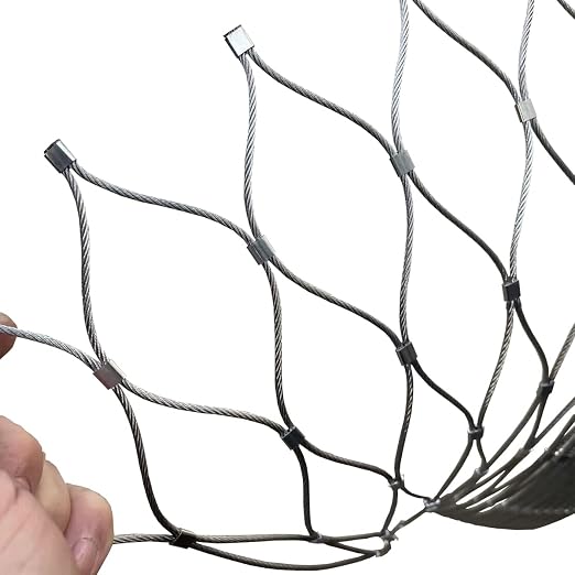 Stainless Steel Garden Netting 12 Gauge 40"X80" Deer Wire Fence -3" Mesh- Safety Netting Animal Barrier Fence Poultry Netting