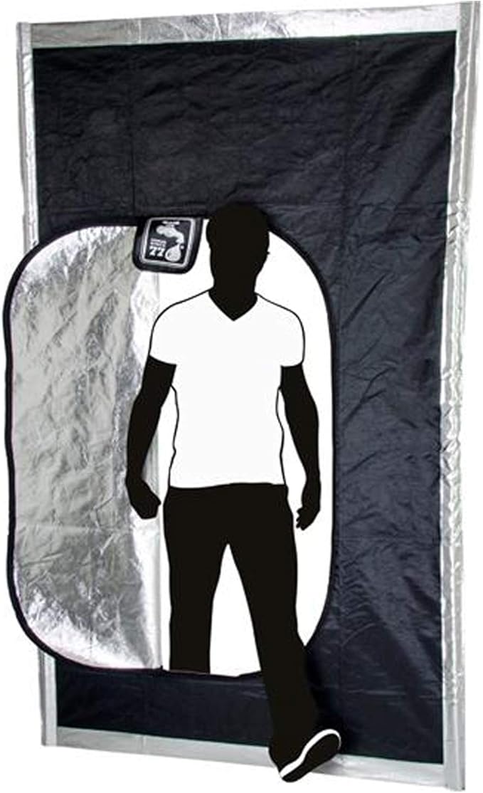 Black Hatch Zipper Door 57 1/2" w x 96”h