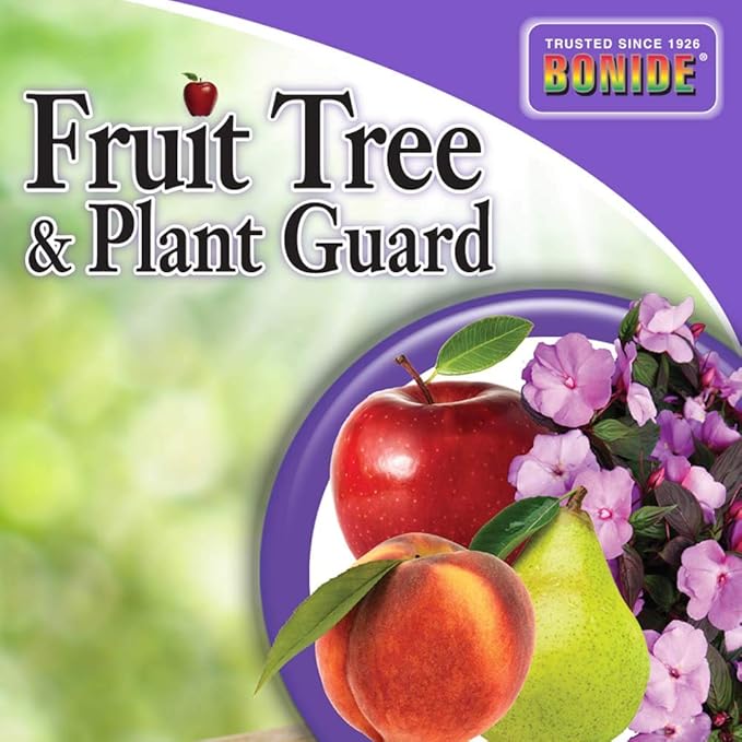 Bonide Fruit Tree & Plant Guard, 32 oz Concentrate, Multi-Purpose Fungicide, Insecticide and Miticide for Home Gardening