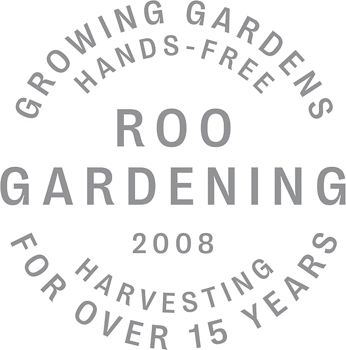 Roo Gardening Apron with Pockets for Women & Men - Canvas Garden Apron with Harvesting Pouch, Water-Resistant, Washable
