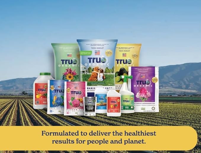 True Organic Citrus & Avocado Food – Organic Fertilizer for Lush Foliage and Abundant Fruit – 4lb Bag Covers 70 Sq. Ft.