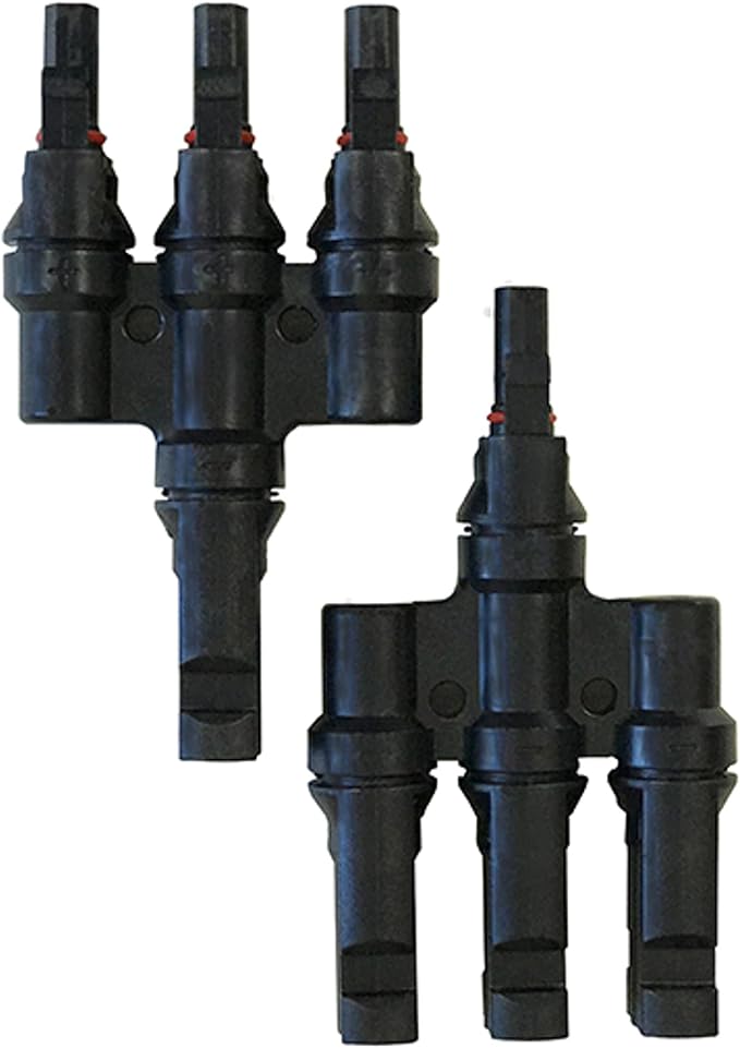Renogy Solar Male and Female MMMF+FFFM, Brunch, 3 to 1 Branch Connectors