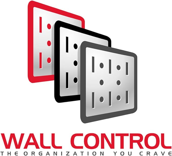 Wall Control Pegboard Value Pack - (3) Pack of Wall Control 16-Inch Tall x 32-Inch Wide Horizontal Steel Wallboards for Home & Garage Tool Storage Organization (Metallic Galvanized Pegboard)