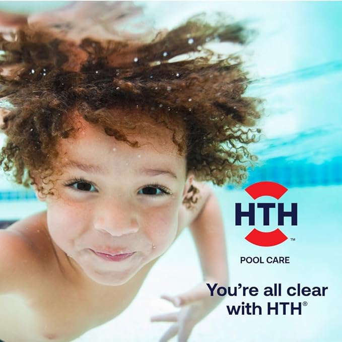 HTH 67227 Swimming Pool Care Filter Cleaner, Quickly and Effectively Cleans and Prolongs Life of Pool Filter, Improves Filtration Efficiency, Compatible with All Filter Types, 32oz