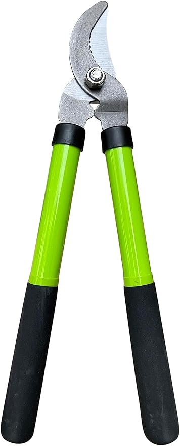 GARDEN GURU Bypass Loppers Tree Trimmer Clipper – Compact 15-inch High Carbon Steel Blade Gardening Loppers Pruning Shear Comfort Grip Handles Heavy Duty Branch Cutter Thick Branches w Ease (4 Pack)