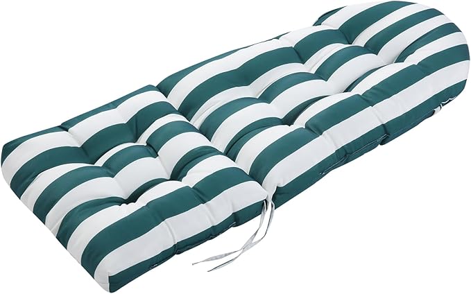 Enipate Weather Resistant Adirondack Chair Cushions High Back Indoor Outdoor Patio Tufted Lounge Cushion Seat Pads
