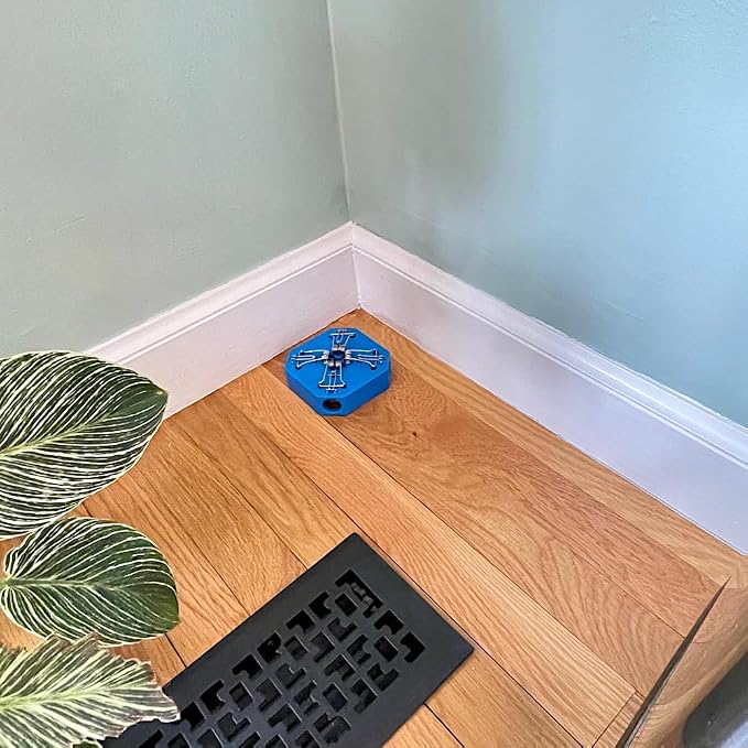 Reusable Mouse Trap - Multi Catch Mice Traps for Indoor & Outdoor Use, Pet & Child Safe 4-in-1 Snap Design (Blue)