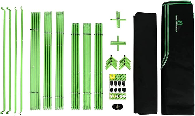 GA Grow Tent 96"x48"x80" Reflective Mylar Hydroponic Grow Tent with Observation Window and Waterproof Floor Tray for Indoor Plant Growing (96x48x80)