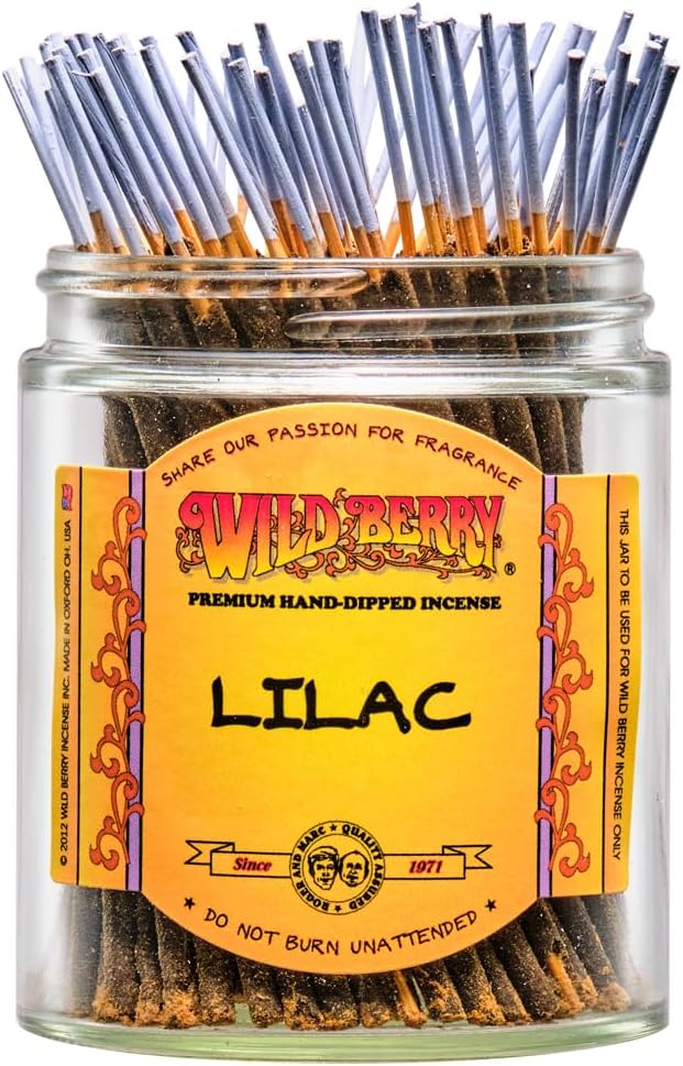 Wild Berry Shorties Incense Sticks - Hand Dipped in The USA (100 Count) - 4 inch (Lilac)