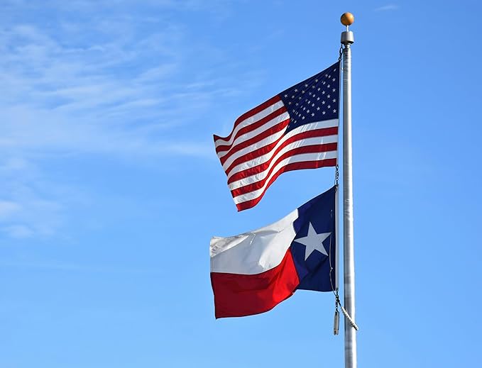 YASUN State of Texas 3x5 FT Flag, Premium Texas Flags Heavy Duty Outdoor High Wind Flag, Vivid Color, Durable Brass Grommets - Longest Lasting USA Flags
