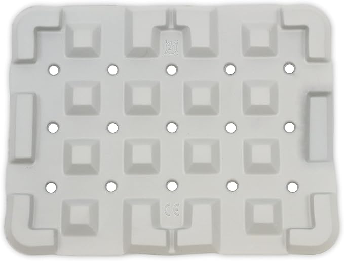 KMINA Shower Seat Cushion, Lightweight Waterproof Foam and Slip-Resistant, Kneeling Pads for Gardening, Patented, Made in Europe