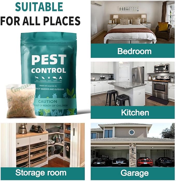Pest, Spider Away Repellent, Easy to Use, 5P