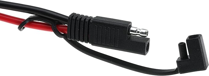 10AWG SAE Extension Cable 10 Gauge SAE to SAE Extension Cord with Two Prong Connectors for Solar RV Automotive (3FT)