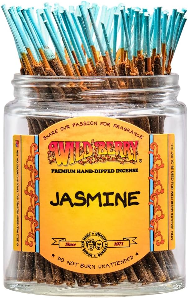 Wild Berry Shorties Incense Sticks - Hand Dipped in The USA (100 Count) - 4 inch (Jasmine)
