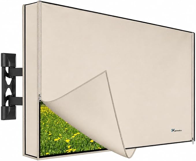 Outdoor TV Cover 50 inch Weatherproof and Waterproof | TV Cover for Outside 50 | Outdoor TV Enclosure | Smart Shield TV Screen Protector for Outside | TV Display Protectors