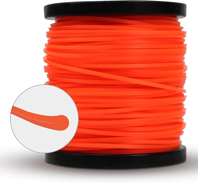 VIABRICO 065 Inch Trimmer Line, 0.065" Weed Wacker Eater String, Commercial Grade Round Nylon String Trimmer Line Replacement for String Trimmer Weed Trimmer .065"-820ft-1.2lb-Spool