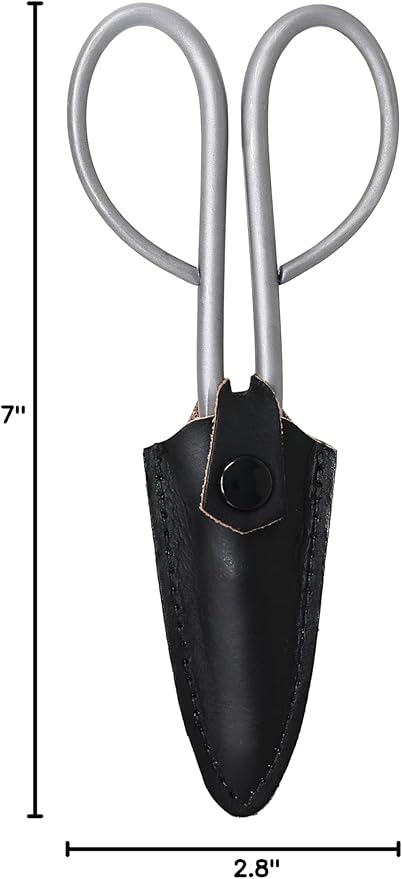KAKURI Satsuki Bonsai Scissors Made in Japan 7", Japanese Stainless Steel Blade, Precision Bonsai Shears for Fine Pruning and Trimming