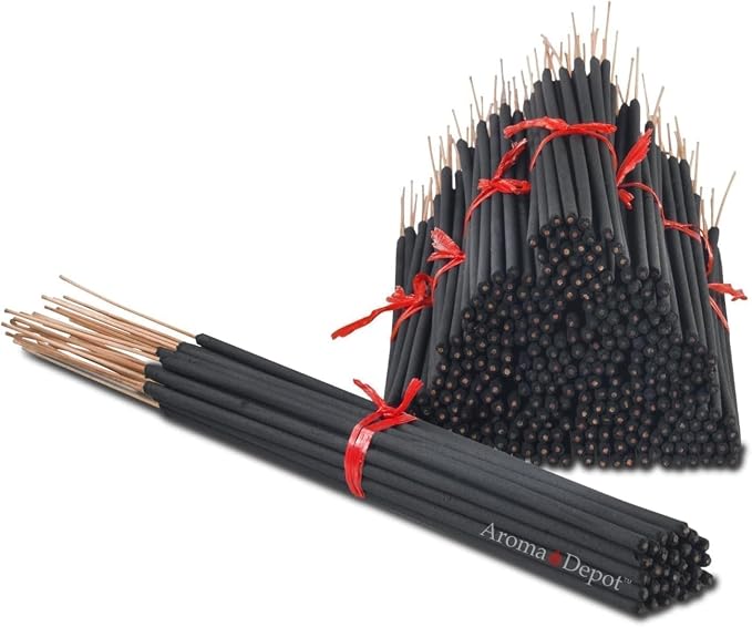 Aroma Depot 19'' Jasmine Most Exotic Incense Sticks. Approx 27 to 30 Sticks Per Bundle, Length - 19 Inch, Each Natural Stick Burns for 3 to 4 Hours Each. Long Lasting. Guarantee 100% Pure