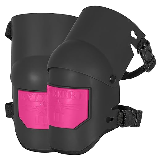Sellstrom Ultra Flex KneePro Professional Knee Pads for Men & Women with Thick Foam Cushioning & Heavy Duty Hard Outer Shell - Adjustable Straps with Quick-Clips & Ergonomic Metal Hinges - for Construction Work, Gardening, Roofing, Flooring