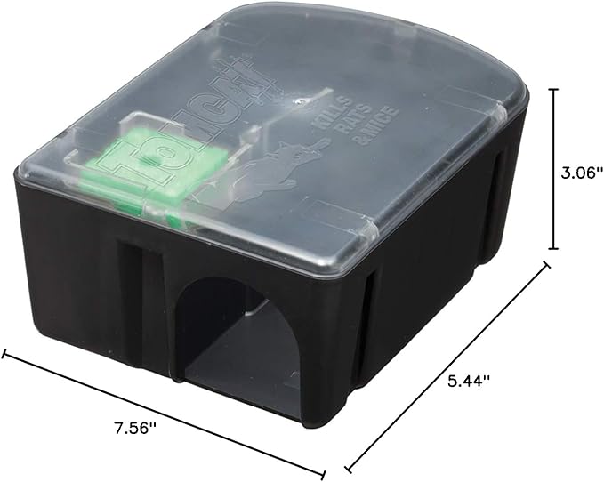 Tomcat Rat & Mouse Killer Child & Dog Resistant, Disposable Station, 1 Pre-Filled Ready-To-Use Bait Station
