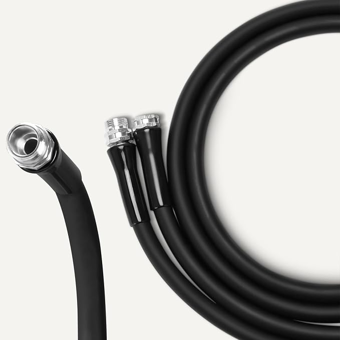 Amazon Basics Garden Hose, 100ft, Kink-Resistant with Crush-Resistant Aluminum Couplings