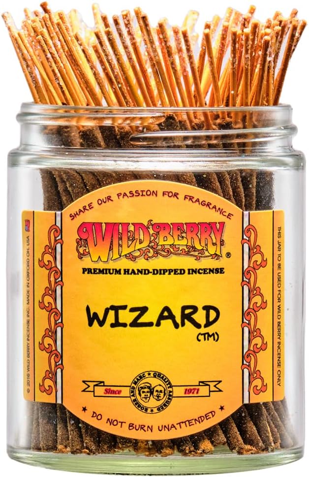 Wild Berry Shorties Incense Sticks - Hand Dipped in The USA (100 Count) - 4 inch (Wizard)